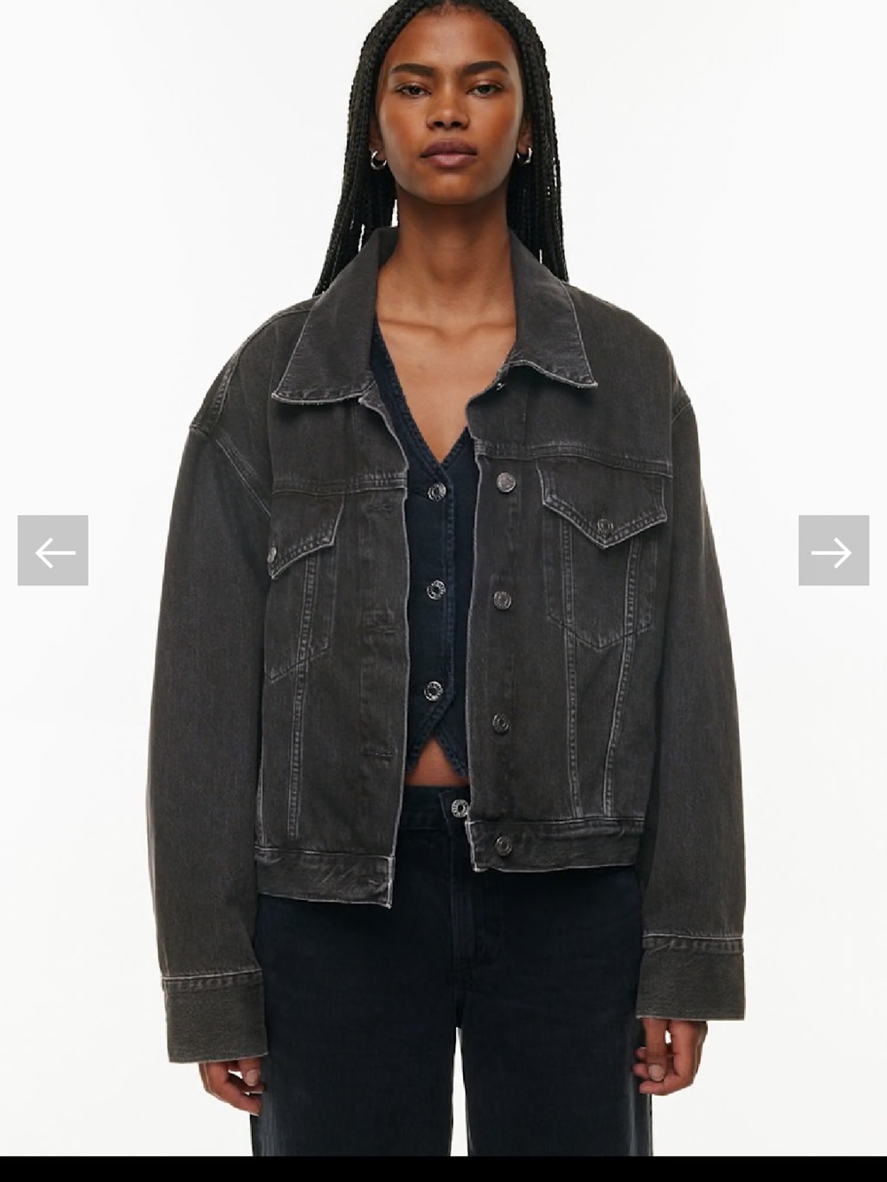 Agolde Martika Denim Jacket Size S - Picture 3 of 11